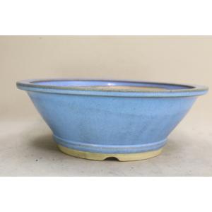 盆栽鉢】 時代鉢 古瀬戸 青磁長方鉢（左右19.5cm 無傷）いよじ園