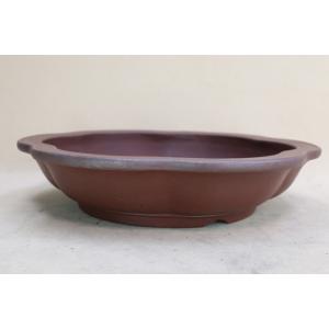 盆栽鉢】 時代鉢 古瀬戸 青磁長方鉢（左右19.5cm 無傷）いよじ園