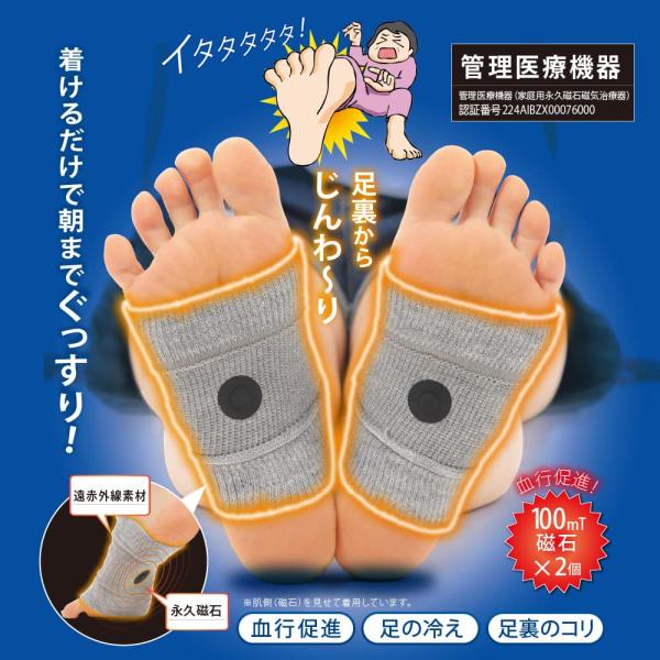 こむら返り 足のツリ 足の冷え 予防 防止 管理医療機器 対策 ソックス サポーター ツラナイトバン...