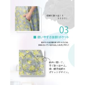 エプロン おしゃれ かぶるだけ 大きいサイズ ...の詳細画像4