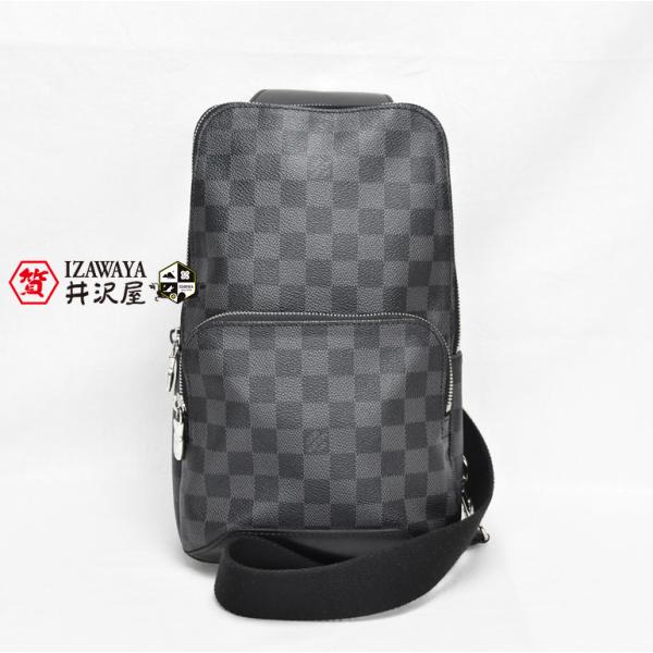 LOUIS VUITTON ルイヴィトン ダミエ グラフィット アヴェニュー スリングバッグ N41...