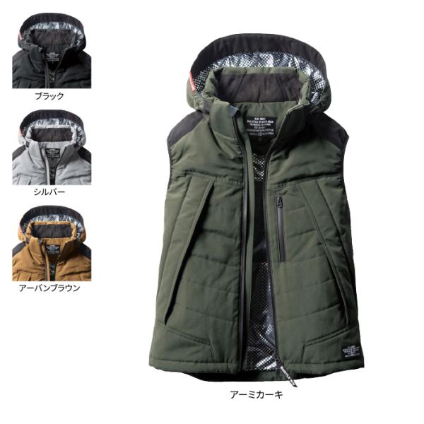 バートル 作業服 作業着 BURTLE 5274 防寒ベスト S-XL 防寒着 防風 保温 撥水 T...