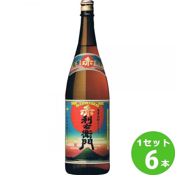 芋焼酎 赤利右衛門 25度 指宿酒造 1800ml 1ケース(6本)
