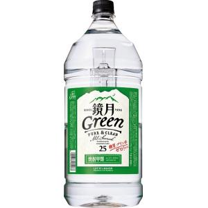 サントリー 韓国焼酎 鏡月 GREEN グリーン 25度 甲類 4L 4000ml 1本｜izmic-ec