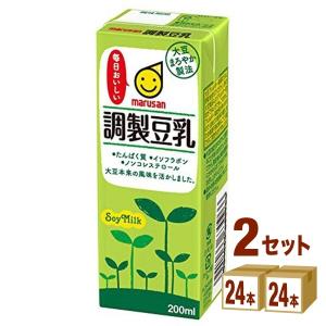 マルサン 調整豆乳パック 200ml×48本｜izmic-ec