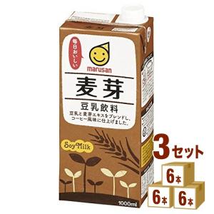 マルサン  豆乳飲料 麦芽 1000ml×18本｜izmic-ec