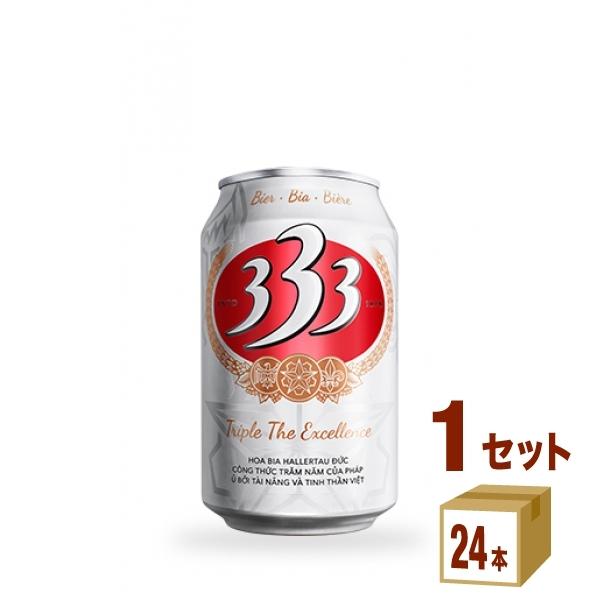 輸入ビール バーバーバー(333) 缶 ベトナム 330ml 1ケース(24本)