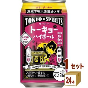 チューハイ 合同酒精 トーキョーハイボール しそ梅風味 350ml 1ケース(24本)｜izmic-ec