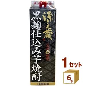 芋焼酎 岩川醸造 源之蔵 黒麹仕込み パック 1.8L 1800ml 1ケース(6本)