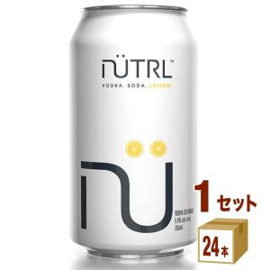 ABインベブジャパン Nutrl ニュートラ ウォッカソーダ レモン 缶  355ml×24本×1ケース