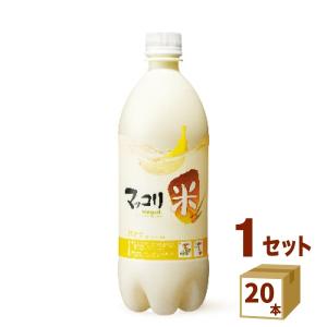 麹醇堂 米マッコリ バナナ 乳酸菌 ペット 750ml 20本 韓国 BSJ 百歳酒ジャパン｜izmic-ec