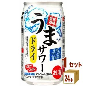 在庫処分 賞味期限2022年10月 サンガリア うまサワードライ 350ml 1ケース