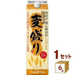 合同酒精 麦焼酎 麦盛り 1.8L 6本の買取情報
