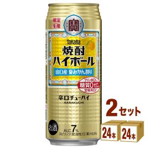 宝酒造 タカラ 焼酎ハイボール＜山口産夏みかん割り＞ 缶 500ml 2ケース (48本)｜izmic-ec