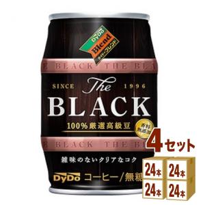 ダイドーブレンド ザ ブラック 185g 4ケース(96本)｜izmic-ec