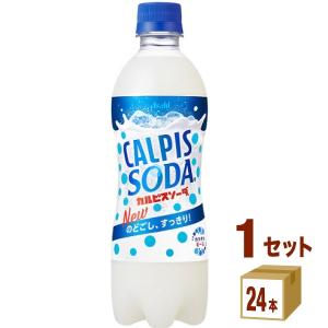 カルピスソーダ ペットボトル500ml（24本入）｜izmic-ec