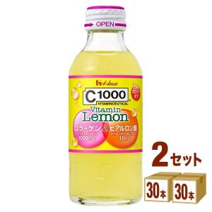 ハウス Ｃ1000ビタミンレモンコラーゲン瓶140ml 60本（30本×2ケース）