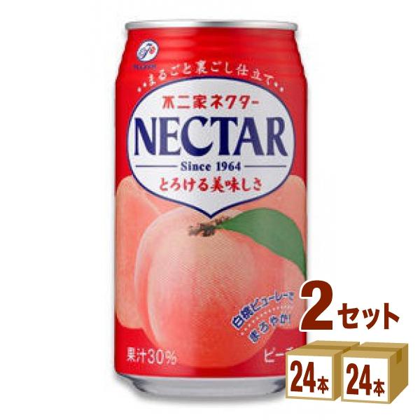 伊藤園 不二家ネクターピーチ缶 350g×24本×2ケース (48本)