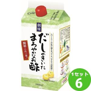 創味食品 だしのきいたまろやかなお酢 1000ml×6本｜izmic-ec