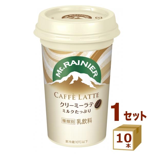 森永乳業 マウントレーニア カフェラッテ クリーミーラテ  240ml×10本 コーヒー 珈琲