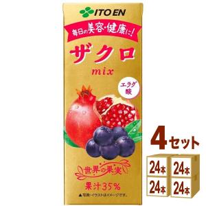 伊藤園（ITO EN） ザクロmix 200ml 紙パック 72本 (24本入×3