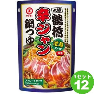 マルキン忠勇（盛田 大阪鶴橋 辛ジャン鍋つゆ  700ml×12袋