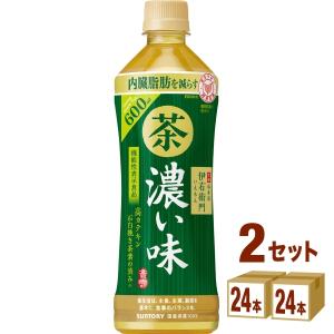 サントリー 緑茶 伊右衛門 濃い味 600ml×24本×2ケース