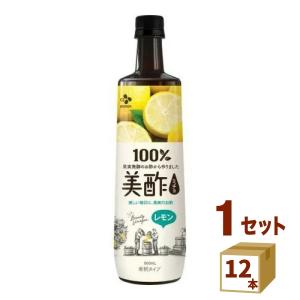 【特売】お酢 CJフーズ 美酢 ミチョ プティチェル レモン ペット 900ml 12本｜izmic-ec