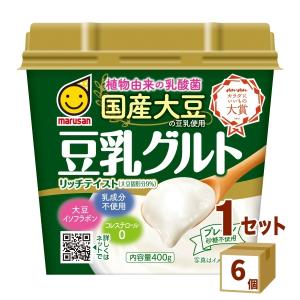 マルサンアイ 国産大豆の豆乳使用 豆乳グルト  400g×6個｜イズミックワールド