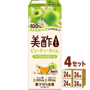 特売 CJフーズ 美酢 ミチョ アップル＆カモミール パック 200ml 4ケース(96本)｜izmic-ec