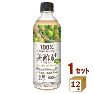 【特売】お酢 CJフーズ 美酢 ミチョ プラス うめ ペット 500ml×12本｜イズミックワールド