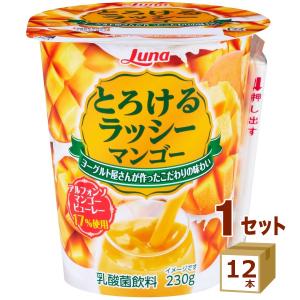 日本ルナ とろけるラッシー マンゴー 230g×12本