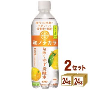 ダイドードリンコ ダイドー 和ノチカラ 旬搾り ゆず炭酸水 500ml