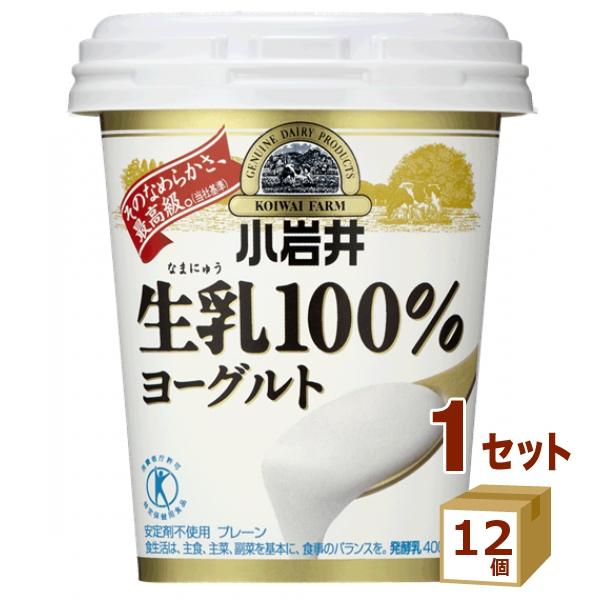 小岩井 生乳１００％ヨーグルト 400g×12個