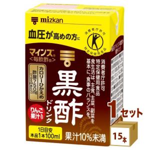 ミツカン（mizkan） マインズ 毎飲酢 黒酢ドリンク 100ml 紙パック 30