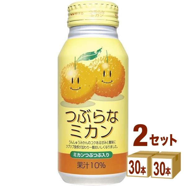 JAフーズおおいた つぶらなミカン 190ml 2ケース(60本)