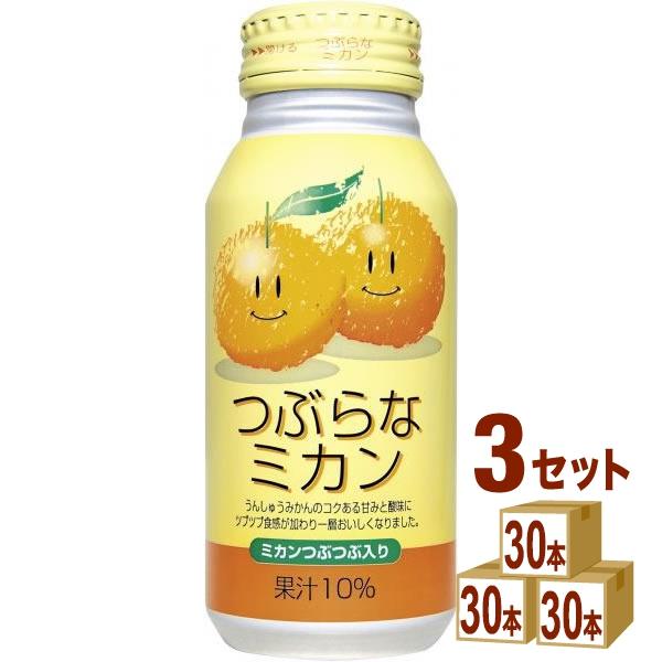 JAフーズおおいた つぶらなミカン 190ml 3ケース(90本)