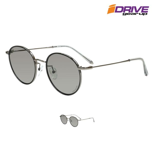 サングラス メンズ レディース 偏光 UV UV400 紫外線カット ラウンド 丸 丸形 薄い色 軽...