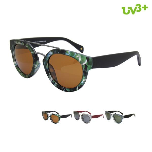 サングラス メンズ レディース 偏光 UV 紫外線 UV400 カット ボストン 大きい 大きいサイ...