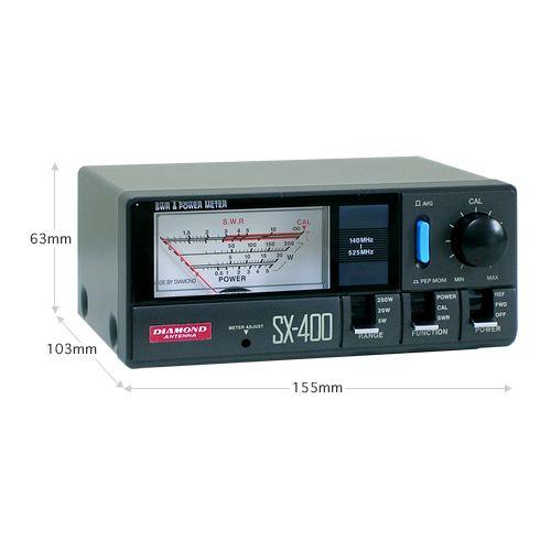 SX400　第一電波工業（ダイヤモンド）　140〜525MHz　350MHz帯対応　通過形SWR・パ...