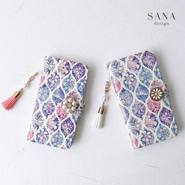 OPPO A5X ケース 手帳型 オッポ エー ファイブ エックス 上品 フラワー レトロ 花柄 か...