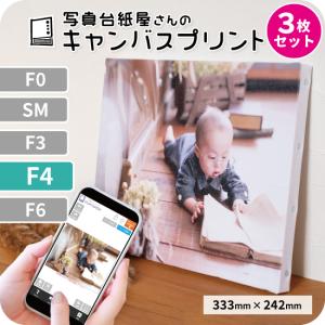 キャンバスプリント アートパネル オーダー F4サイズ 3枚セット 333mm×242mm フォト 写真 印刷 ファブリックパネル 送料無料 イズミダイシ プレゼント｜izumidaishi