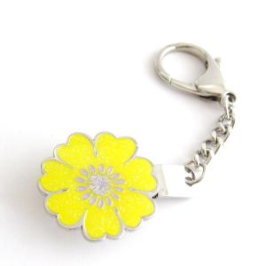 ゴルフ キーキーパー / キークリップ Yellow Flower フラワー navikaナビカ