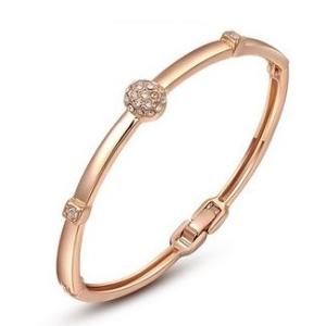 ROXIロキシー ゴルフボールバングル　 ローズゴールド カジュアルブレスレット