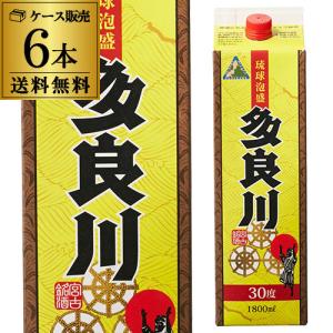 日本酒P5倍 多良川 琉球泡盛 30度 1.8L パック ×6本 ) 泡盛 1800ml 長S