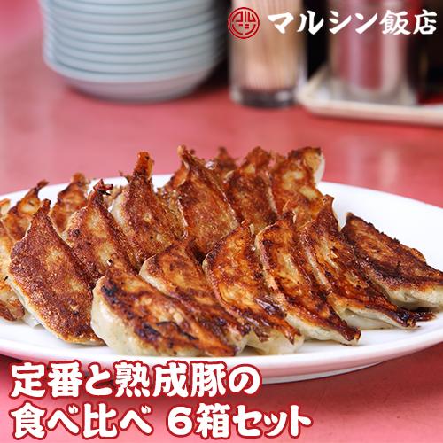 6/5限定 全品P3倍 マルシン飯店 食べ比べ6箱セット 送料無料 1箱20個入 6箱 熟成豚肉 生...