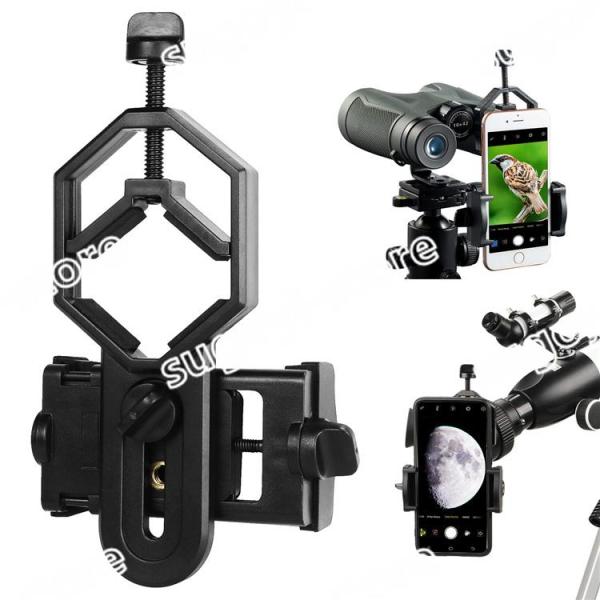 携帯電話アダプターマウント-双眼単眼 望遠鏡 顕微鏡と互換性があります iPhone用ソニーサムスン...