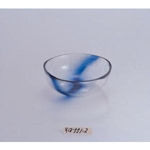 アクリル樹脂 クリスタル小鉢　4寸小鉢 涼一筆    11.4φ×4.3cm｜izumiyanet