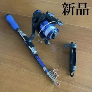 オルルド釣具 ロッド ペン型 ロッド＆リールセット 携帯釣り竿 6カラー