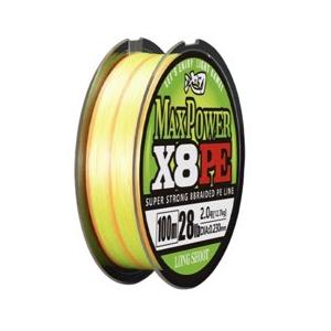 PEライン 100m　X8 　8本編み　8本撚り　イエロー　オレンジ 　０.6号　０.8号　1号　１.2号　１.5号　2号　3号　4号　5号　6号　黄色